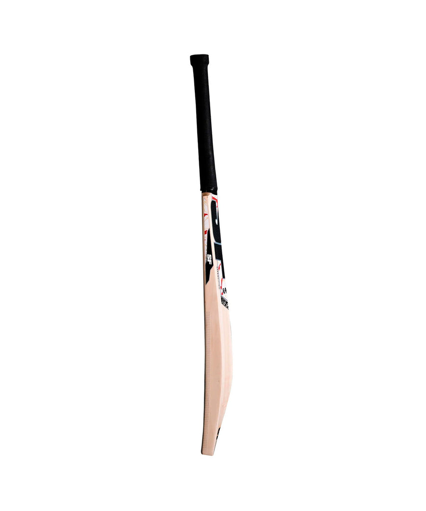 SF Rapa Fusion cricket bat, side profile and mid-blade swell