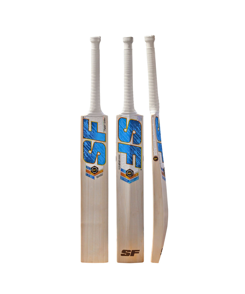 SF Triumph Edition Short Handle bat, front, rear and side views