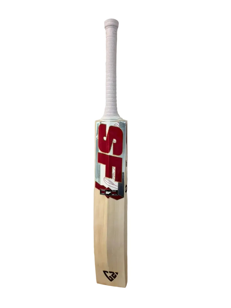 SF Gen Z Vibe cricket bat, back of blade and round handle