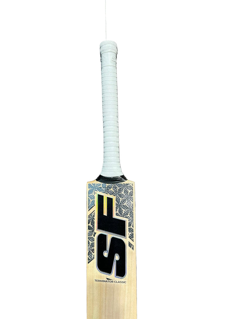 SF Terminator Classic English willow cricket bat, Short Handle, alternate view