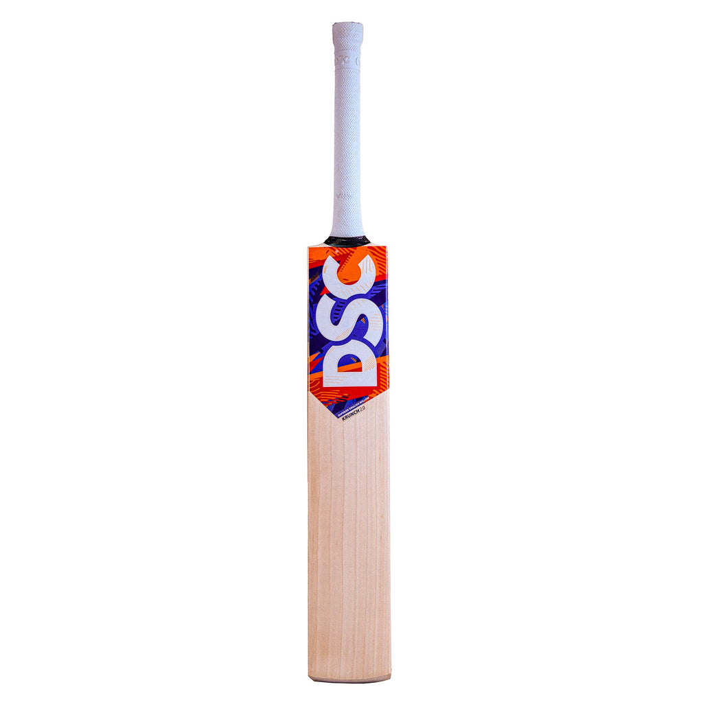 DSC Krunch 2.0 English Willow Cricket Bat Short Handle front face view