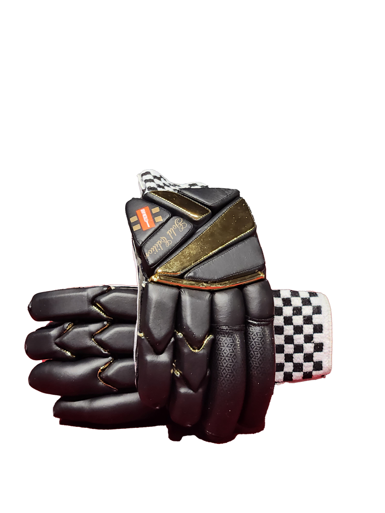 Gray Nicolls Gold Edition batting gloves black