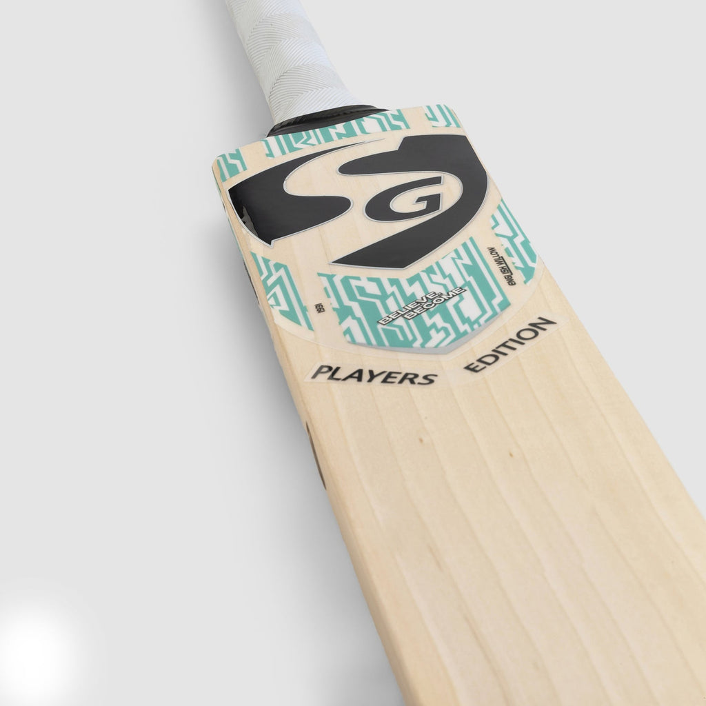 SG Players Edition English Willow Cricket Bat rear profile