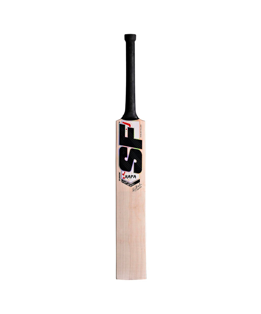 SF Rapa Fusion English willow cricket bat, Short Handle, front view