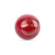 SG Shield 20 Red Cricket Leather Ball Pack of 3