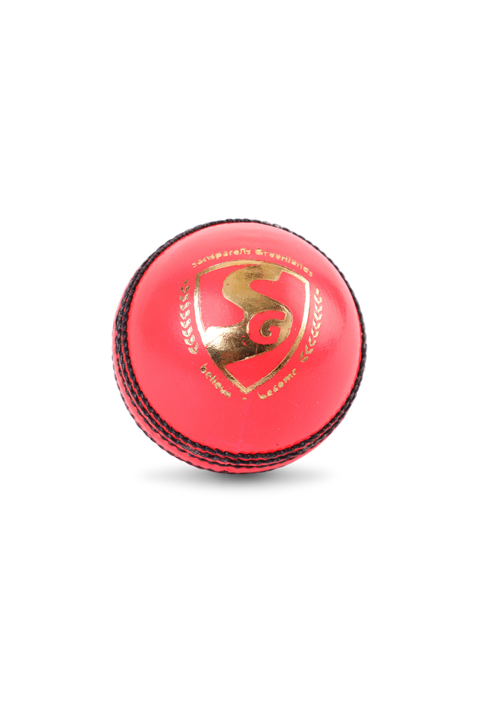 SG Test Pink Leather Cricket Ball alternate view