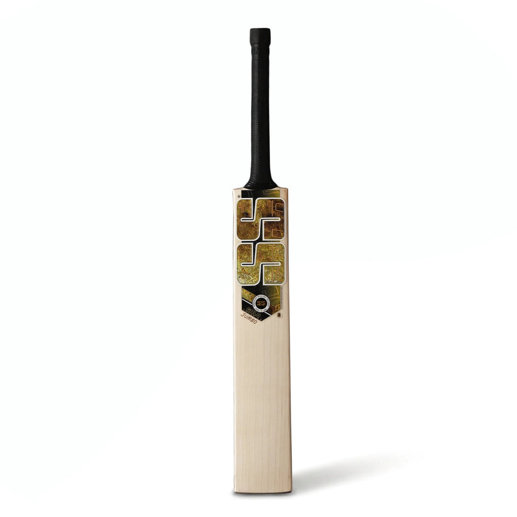SS Gold Jumbo English Willow cricket bat front view
