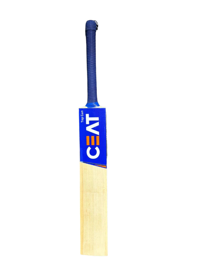 CEAT Top Gun English Willow Cricket Bat - Short Handle