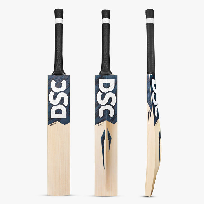 DSC BLAK 44 English Willow Cricket Bat - Long Blade