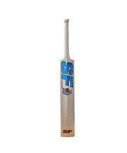 SF Triumph Edition cricket bat, back of blade and blue graphics