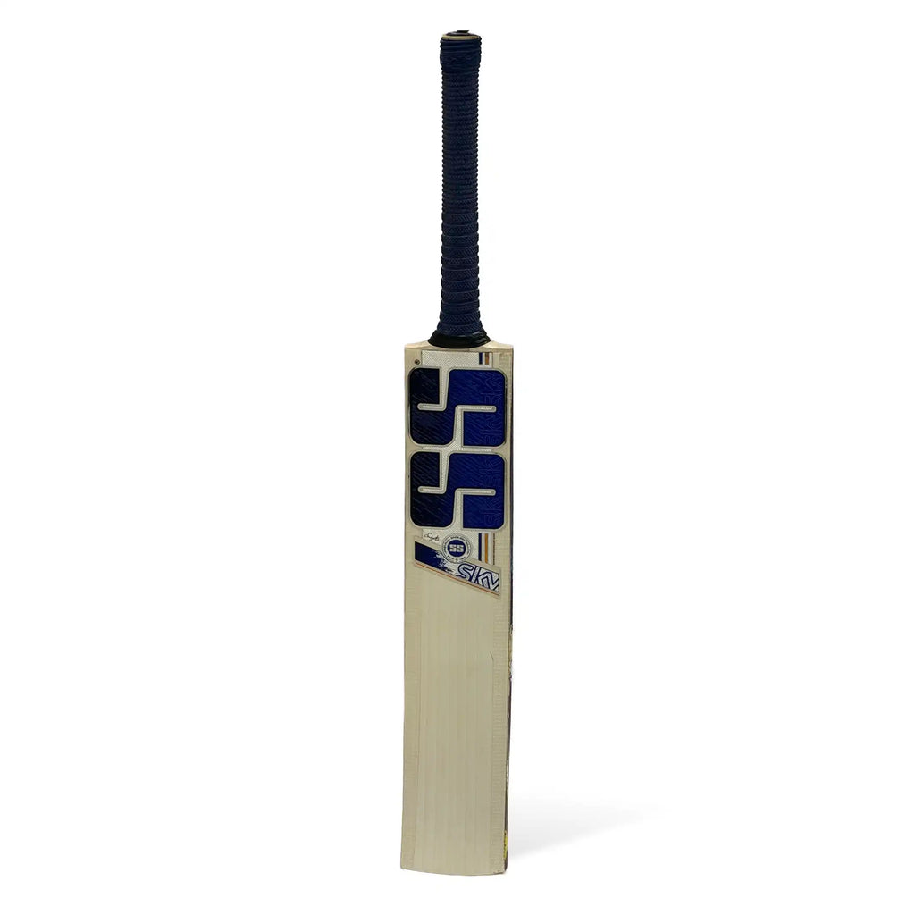 Sky Blue English Willow Cricket Bat (Full Sticker)