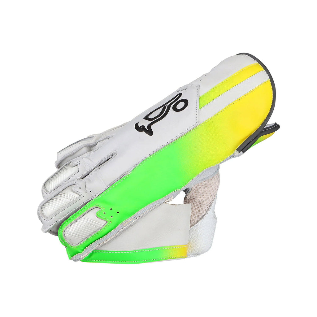 Kookaburra Kahuna Pro Players adult wicket keeping gloves side view