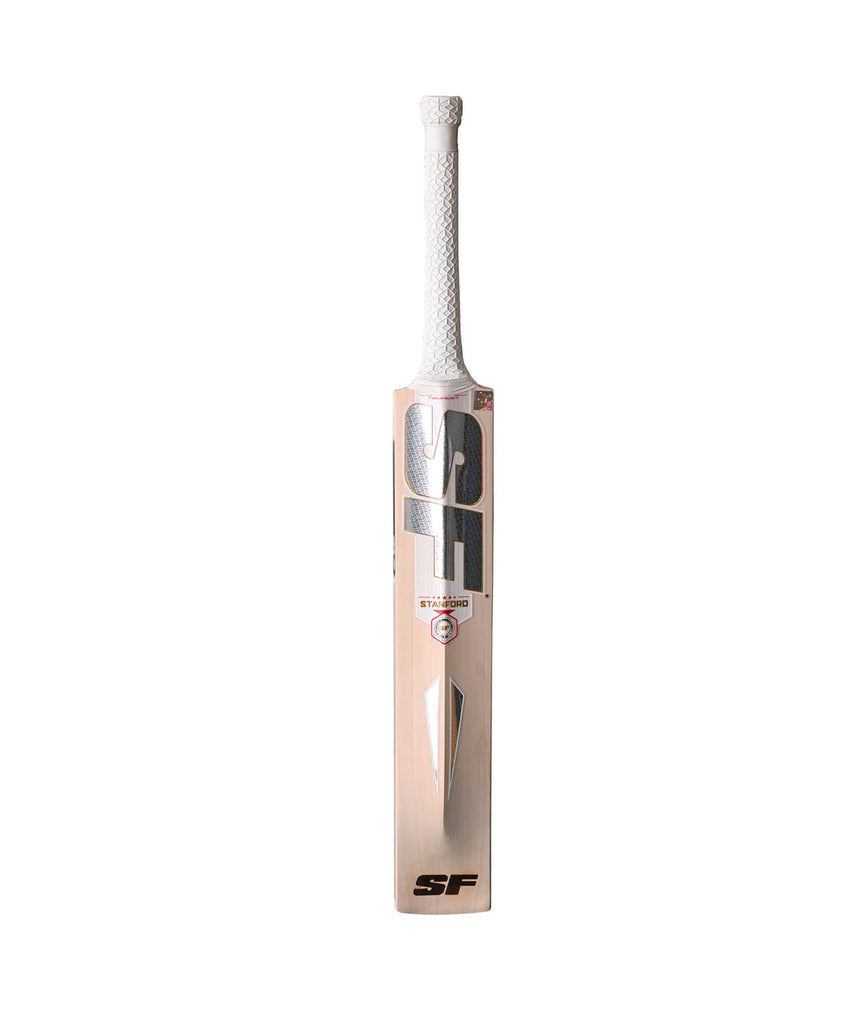 SF Cadillac 777 English willow cricket bat, Short Handle, back view