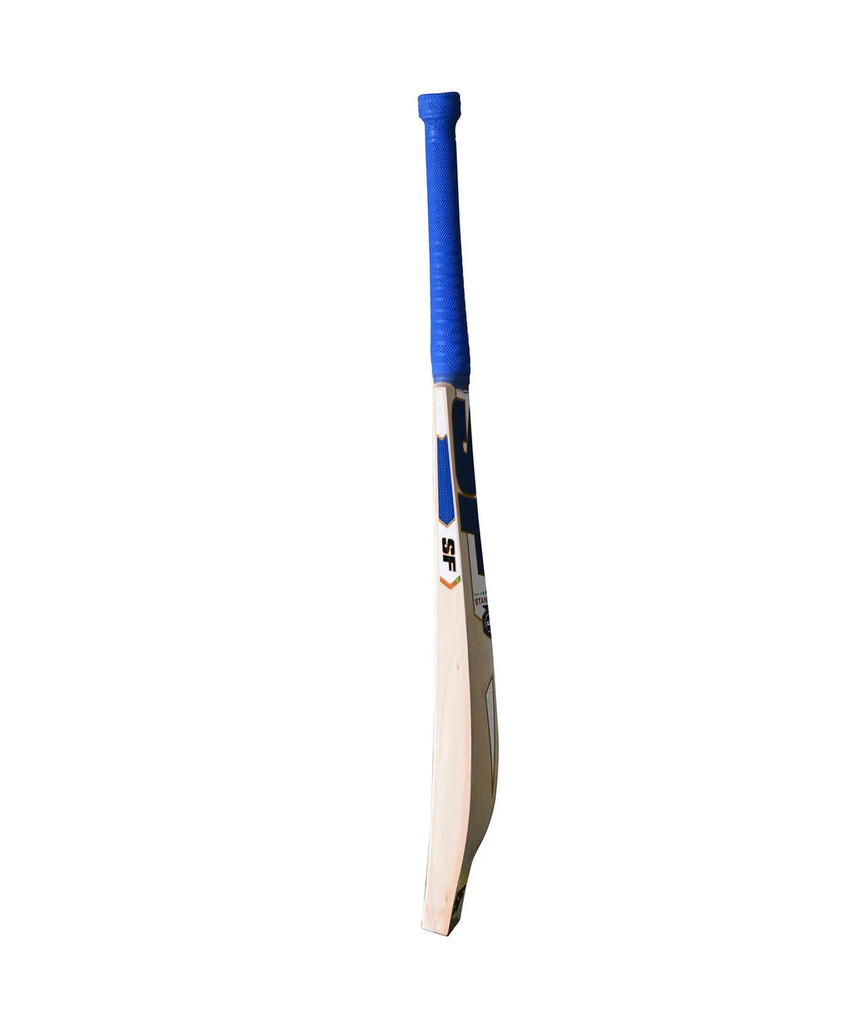 SF Magnum Ultimate English willow cricket bat, Short Handle, side view