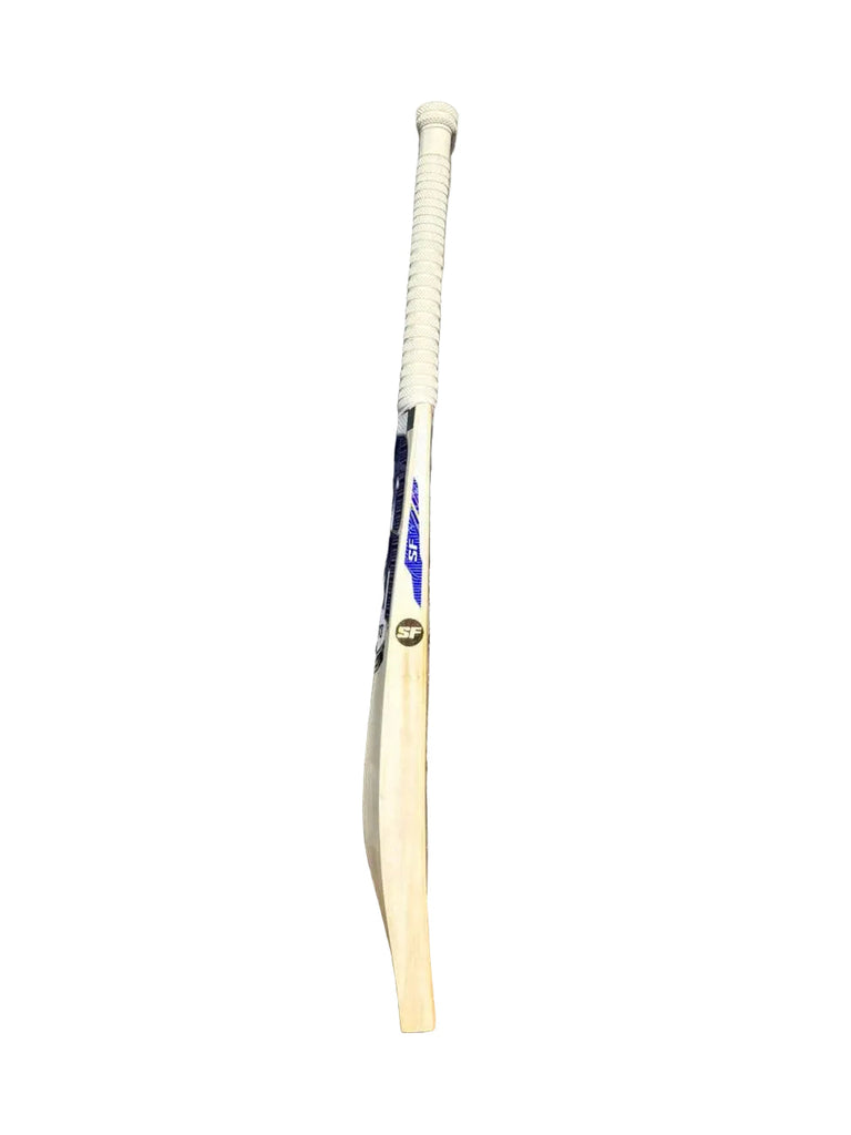 SF PA 18 English willow cricket bat, Short Handle, side view