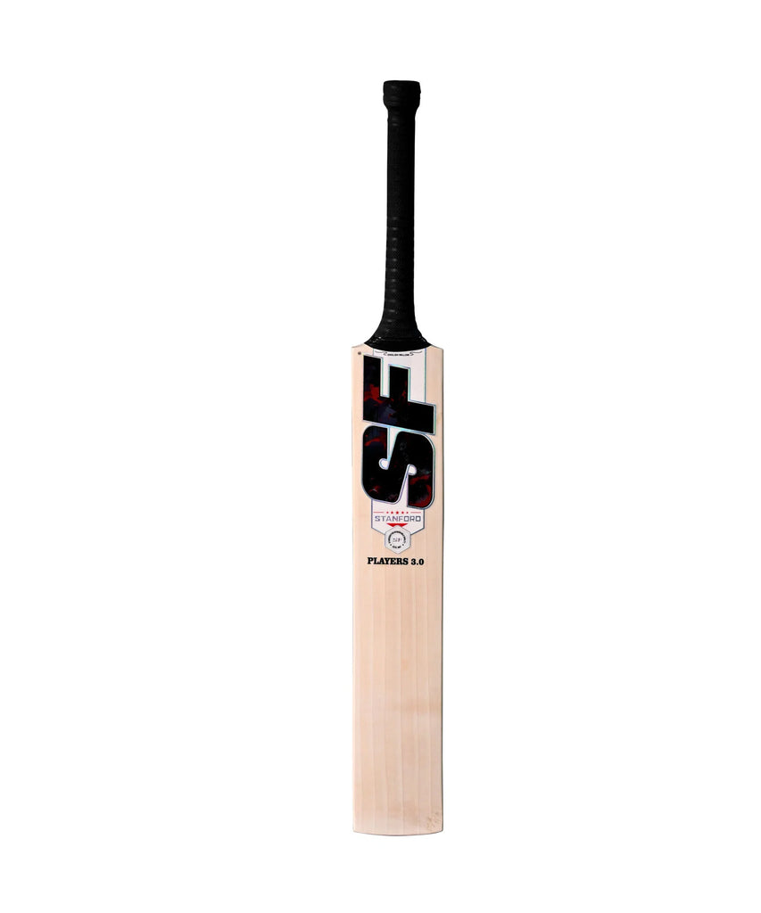 SF Players 3.0 English willow cricket bat, Short Handle, front view
