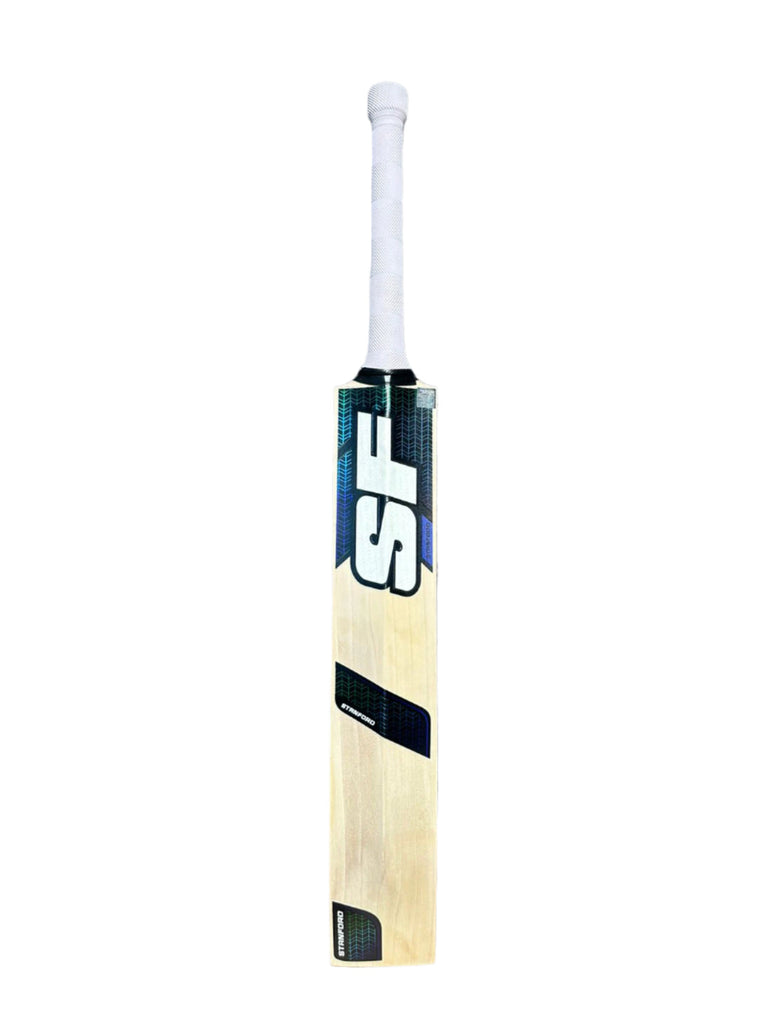 SF Steller 5000 English willow cricket bat, Short Handle, back view