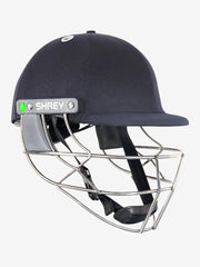 Shrey KOROYD Stainless Steel Cricket Helmet Navy front view