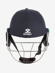 Shrey Master Class Air 2.0 Stainless Steel Cricket Helmet Navy rear view
