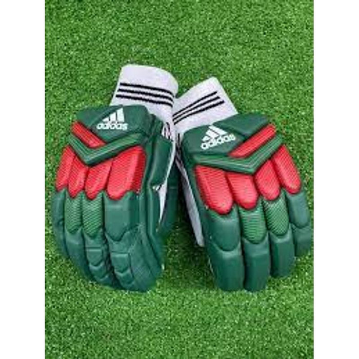 Adidas XT 1.0 Cricket Batting Gloves Green/Red