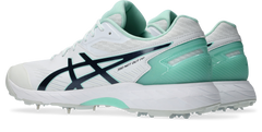 ASICS Women's 350 Not Out FF Cricket Shoe - White/Bright Sunstone alternate view 2