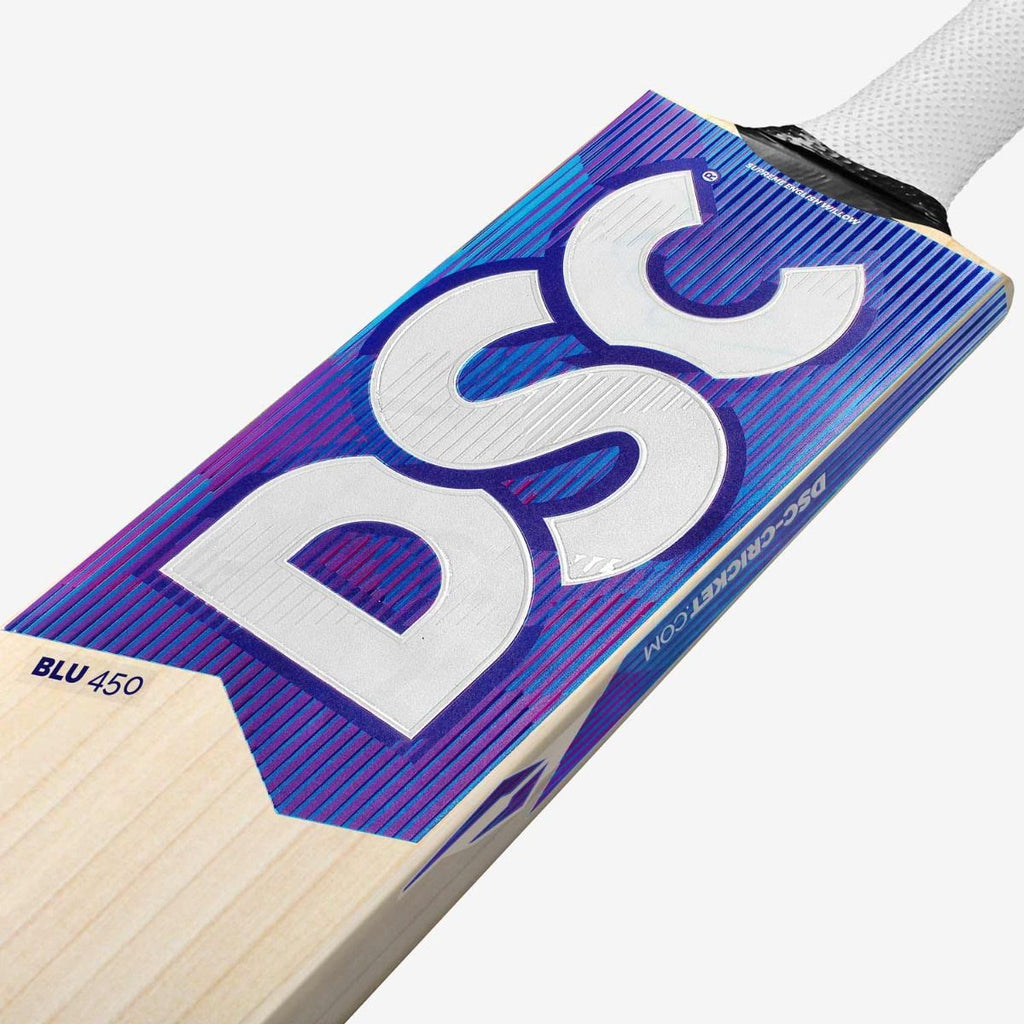 DSC BLU 450 cricket bat profile view