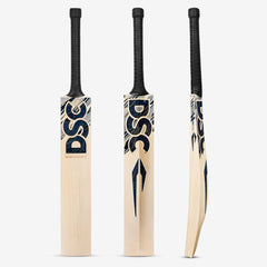 DSC Blak Maverick English willow cricket bat, Short Handle, back view