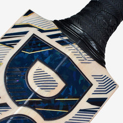 DSC Blak Maverick English willow cricket bat, blade detail view