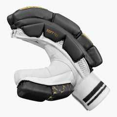 DSC Flite 20/20 Black cricket batting gloves, palm view