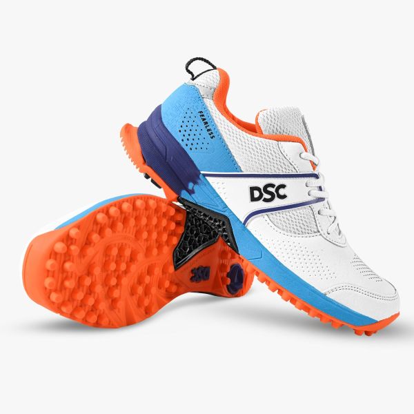 DSC Jaffa Neo Cricket Shoes Blue Orange