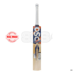 DSC Krunch 2.0 English willow cricket bat, back and spine view