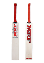 MRF Genius Run Machine English Willow Cricket Bat front and back view