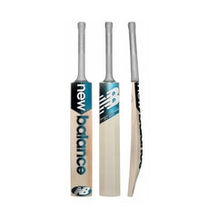 New Balance DC 650i English willow cricket bat, Short Handle, front, back and side views
