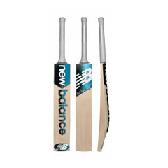 New Balance DC 900i Pro English willow cricket bat, Short Handle, front, back and side views
