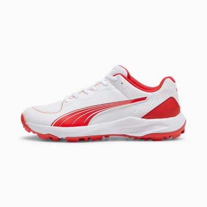 Puma 24 FH 10769901 Cricket Rubber Shoes White Red