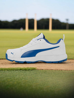 Puma Classicat 107807 03 Cricket Rubber Shoes - White/Royal