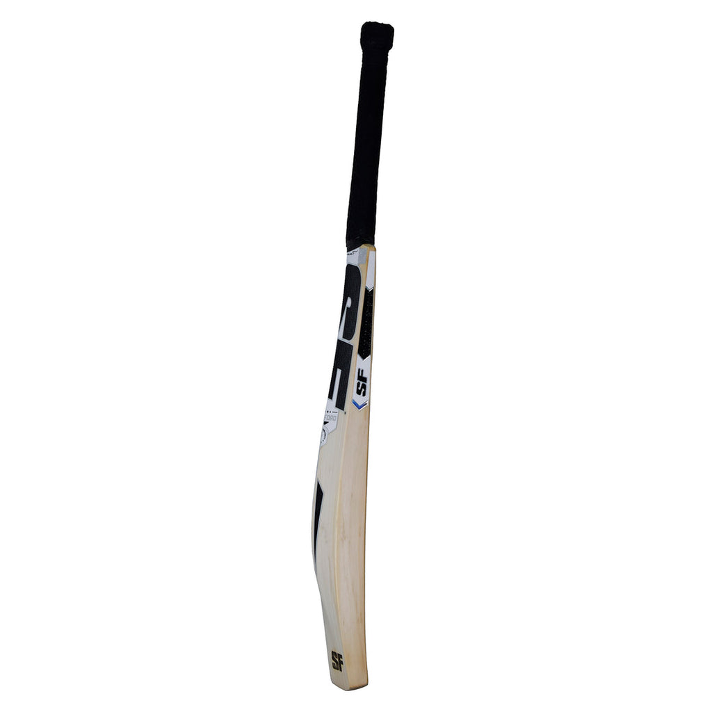 SF Ranger Plus 2 English willow cricket bat, Short Handle, face view