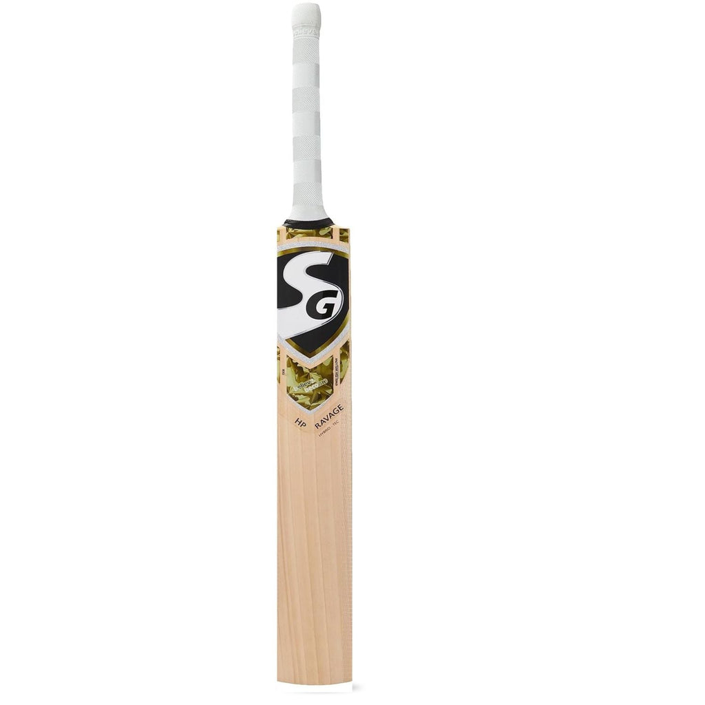 SG HP Ravage English Willow cricket bat rear view