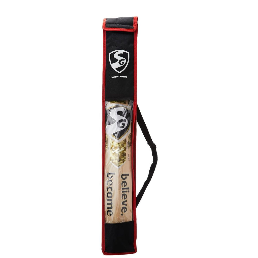 SG HP Ravage English Willow cricket bat edge view