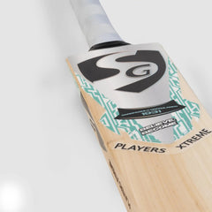 SG Player Xtreme English Willow Cricket Bat toe detail