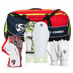 SG Pro Wicket Keeping Combo Adult with SG kit bag, Test gloves, Nylite pads and League inners