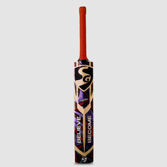 SG Sierra Plus Size 4 Kashmir Willow cricket bat edge view