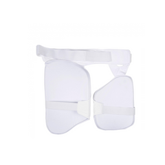 SG Test Pro White Combo Thigh Pad rear view