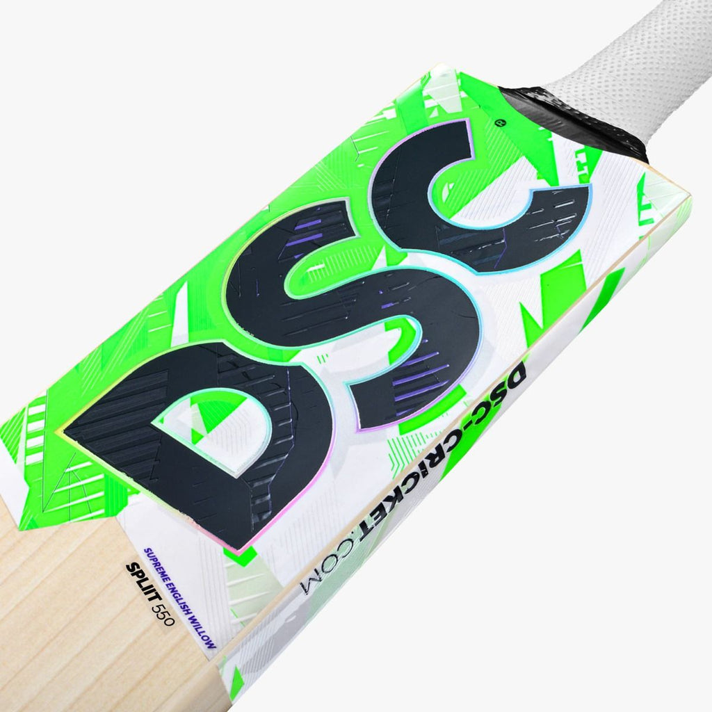 DSC Spliit 550 cricket bat profile view