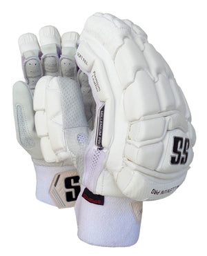 SS Millennium Pro White Cricket Batting Gloves