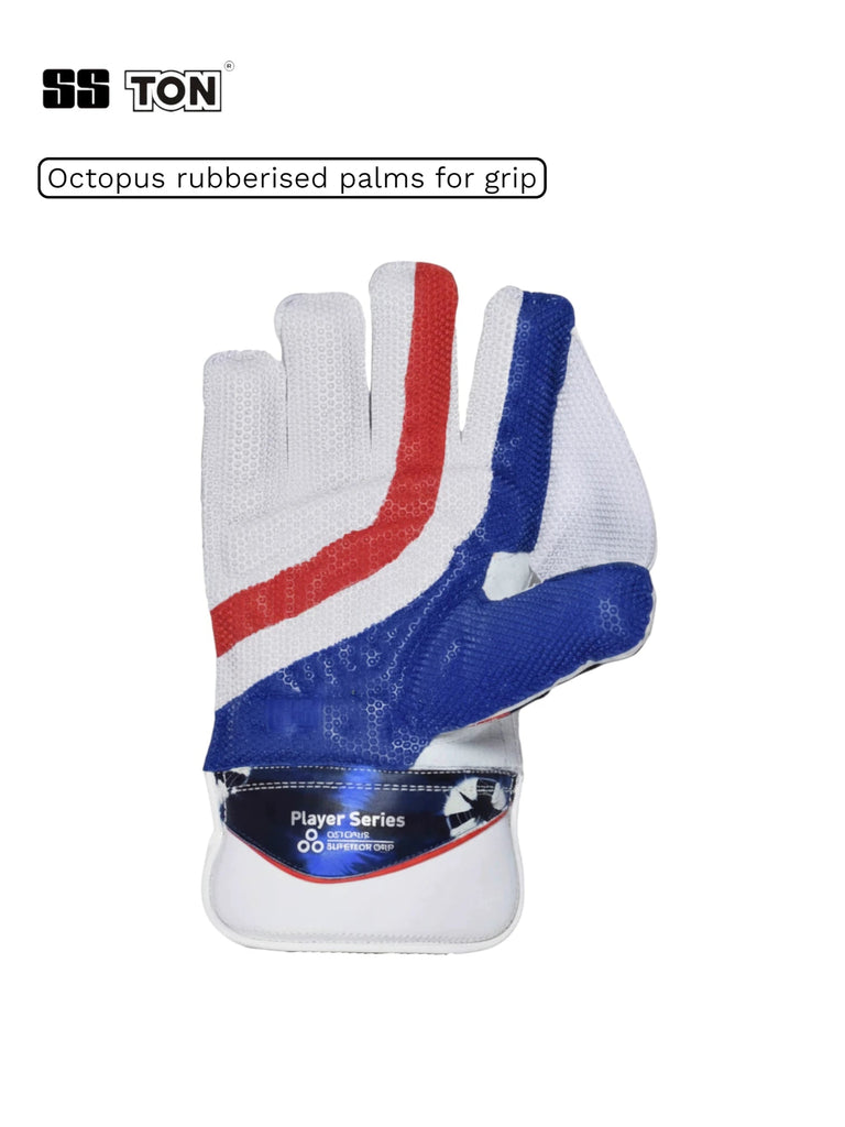 SS Players Series Adult wicketkeeping glove, rubberised palm