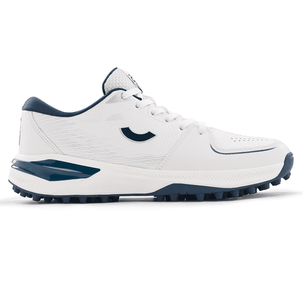 Tenxu Criclite Cricket Rubber Shoes White Navy