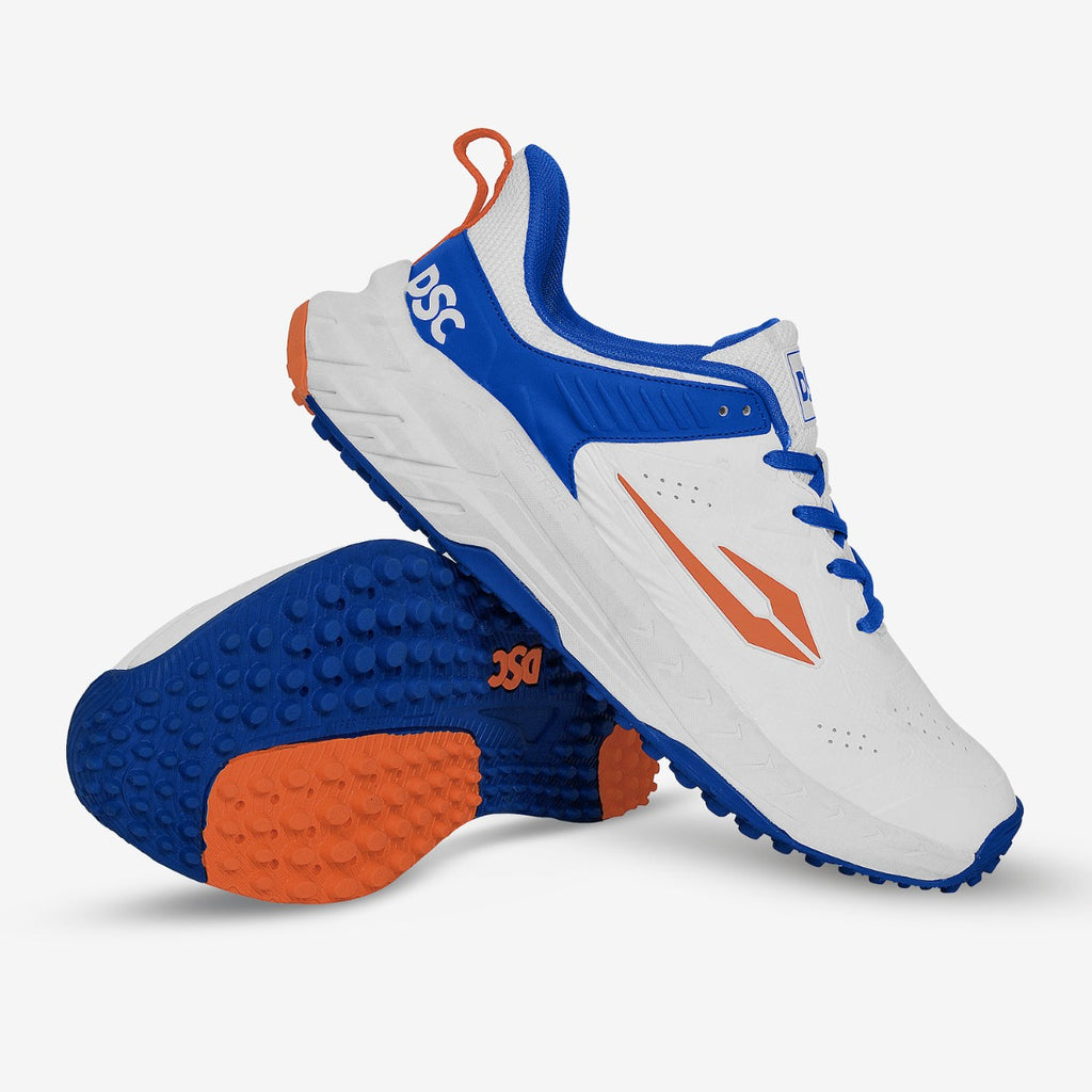 DSC Endgame Cricket Rubber Shoes Blue Orange