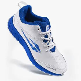 DSC Superstorm BLWH 25 Cricket Rubber Shoes - Blue/White view 2