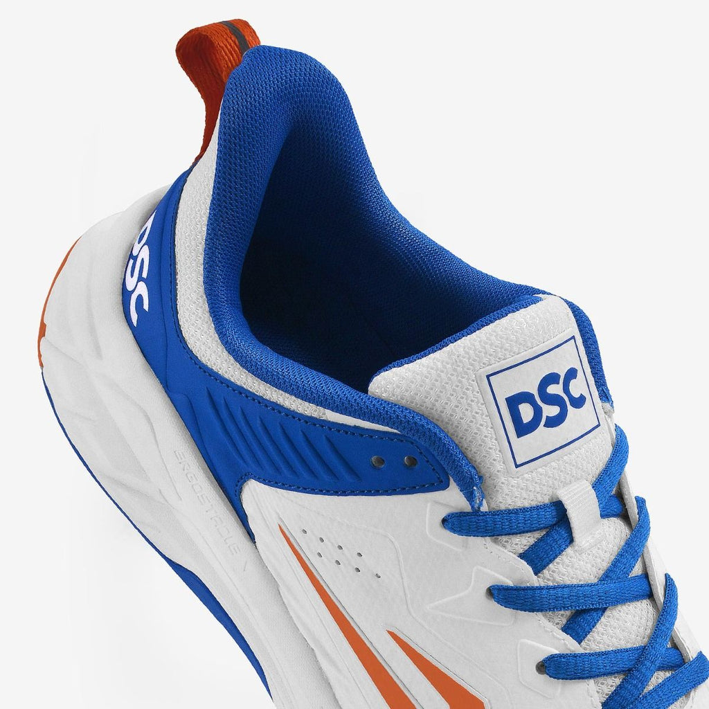 DSC Endgame Cricket Rubber Shoes - Blue/Orange view 3